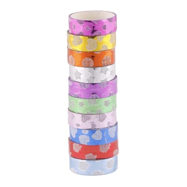 Glitter Tape 1/2inch 10pcs