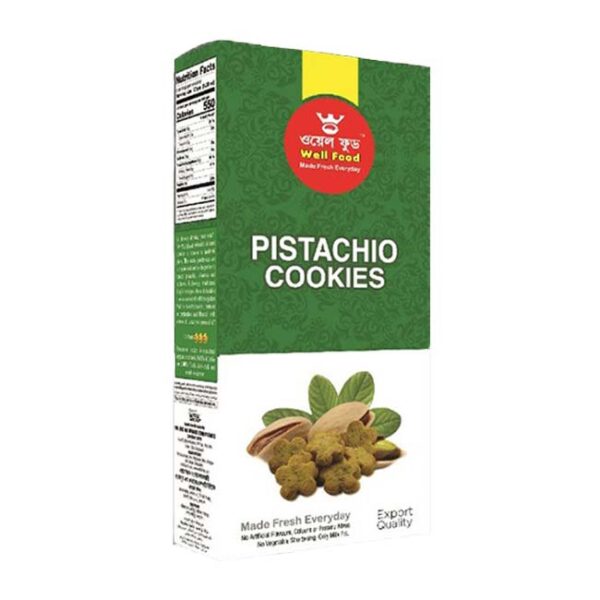 Well Food Pistachio Cookies Biscuit 300gm