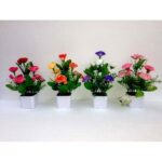 China Artificial Flower With Vase Standard Size