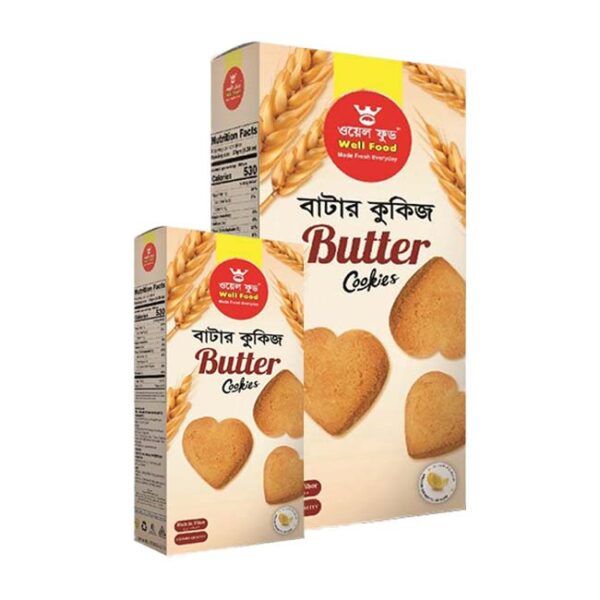 Well Food Butter Cookies 300gm