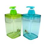 Rose Garden Plastic Manual Liquid Soap Dispenser 420ml