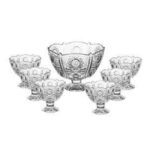 Crystal Glass Desert Set 7pcs