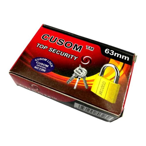 Cusom Pad Lock 63mm (Golden)