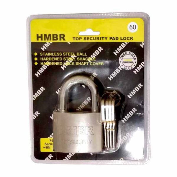 HMBR Top Security Pad Lock 60mm