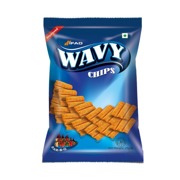 Ifad Wavy Chips Bar-B-Q 25gm